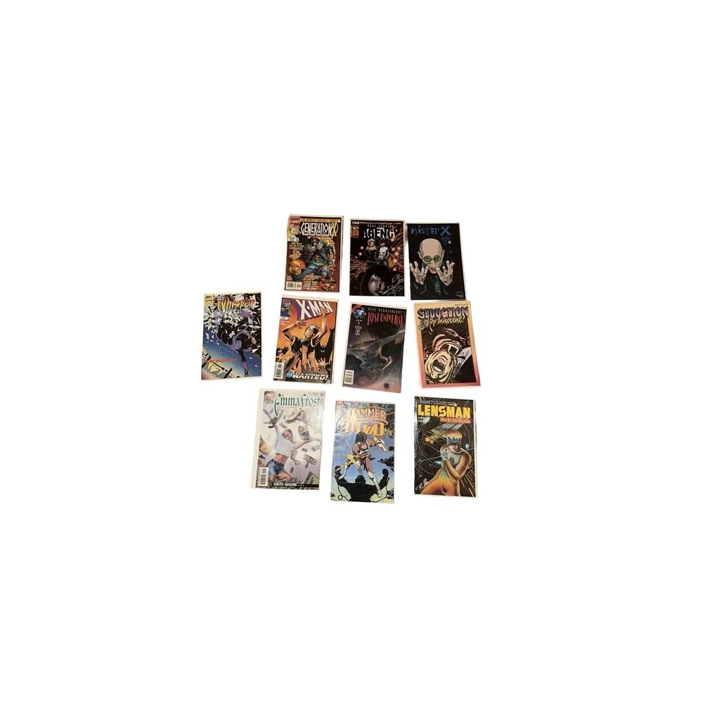 Vintage Comic Book Lot Marvel Indie 80s 90s X-Men Emma Frost Collection Set